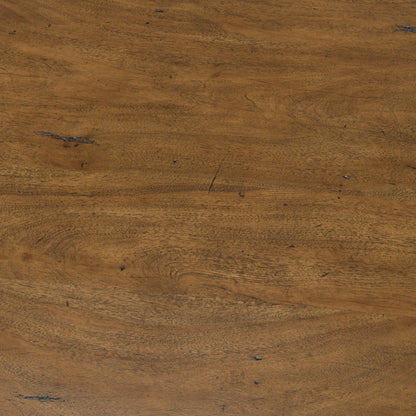 Mesa Round Coffee Table by Four Hands in light brushed parawood. Made from solid parawood in a eclectic & global style.