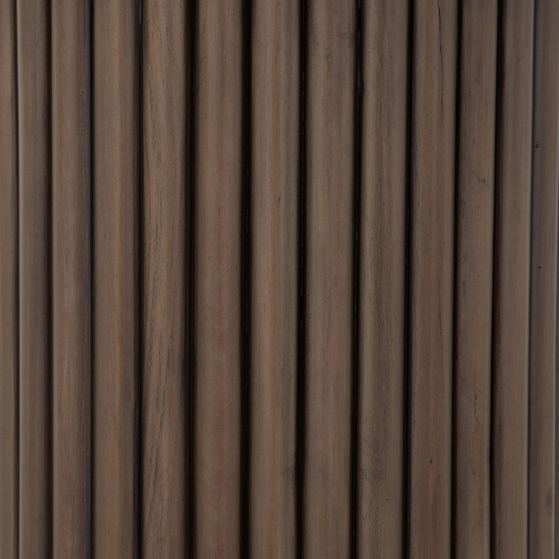 Rutherford End Table by Four Hands in reclaimed ashen brown. Made from solid mixed reclaimed wood, iron in a eclectic & global style.