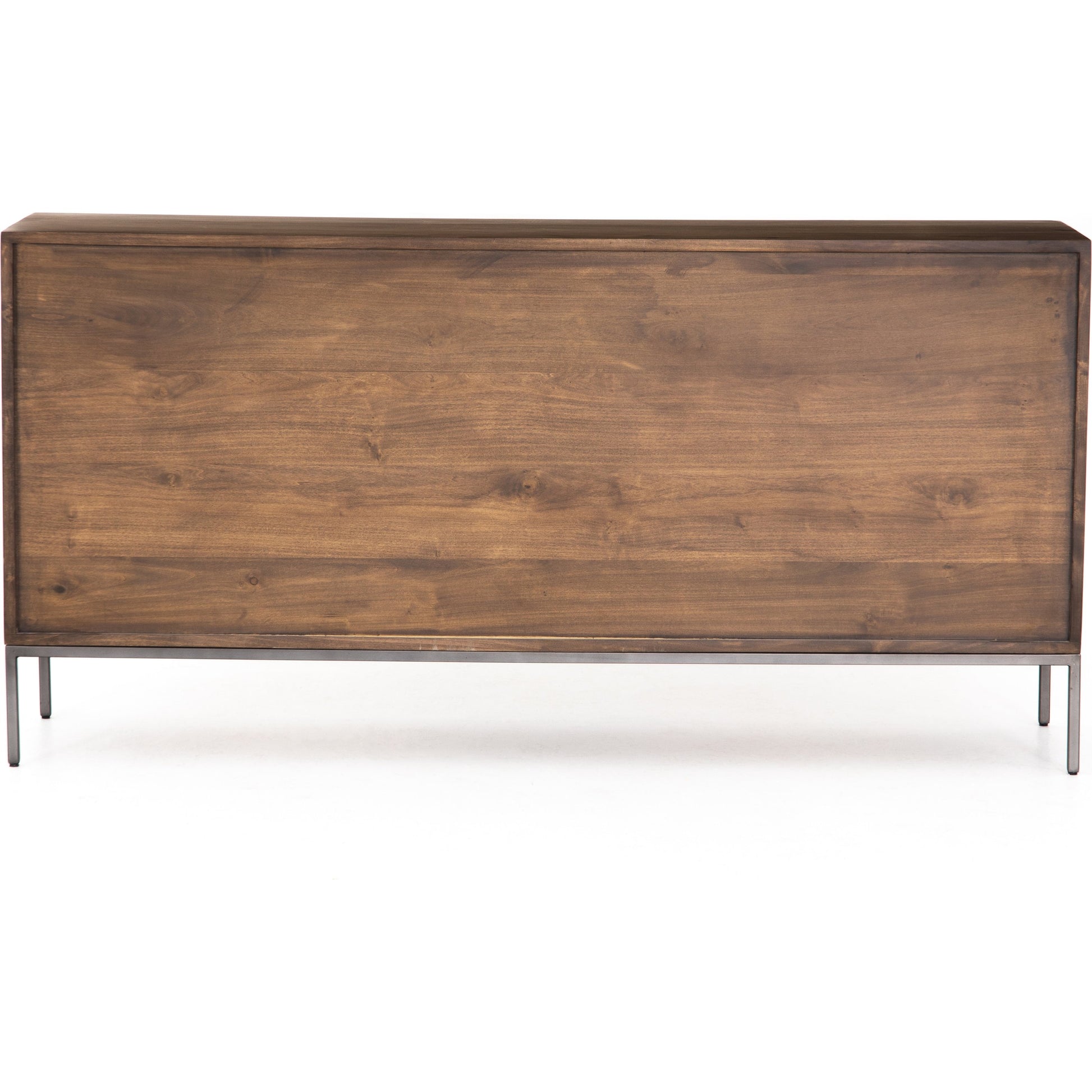 Trey 7 Drawer Dresser by Four Hands. Made from solid poplar, top grain leather in a rustic style.