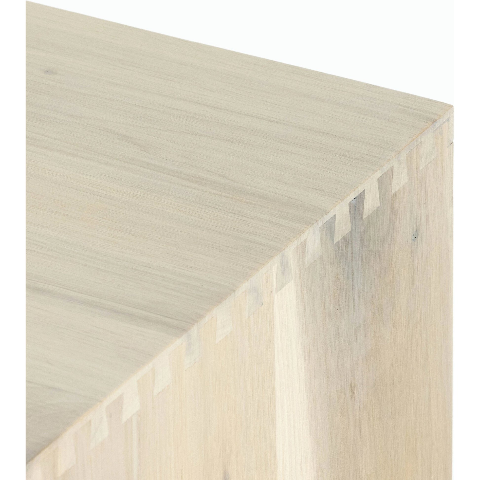 Trey 7 Drawer Dresser by Four Hands. Made from solid poplar, top grain leather in a rustic style.