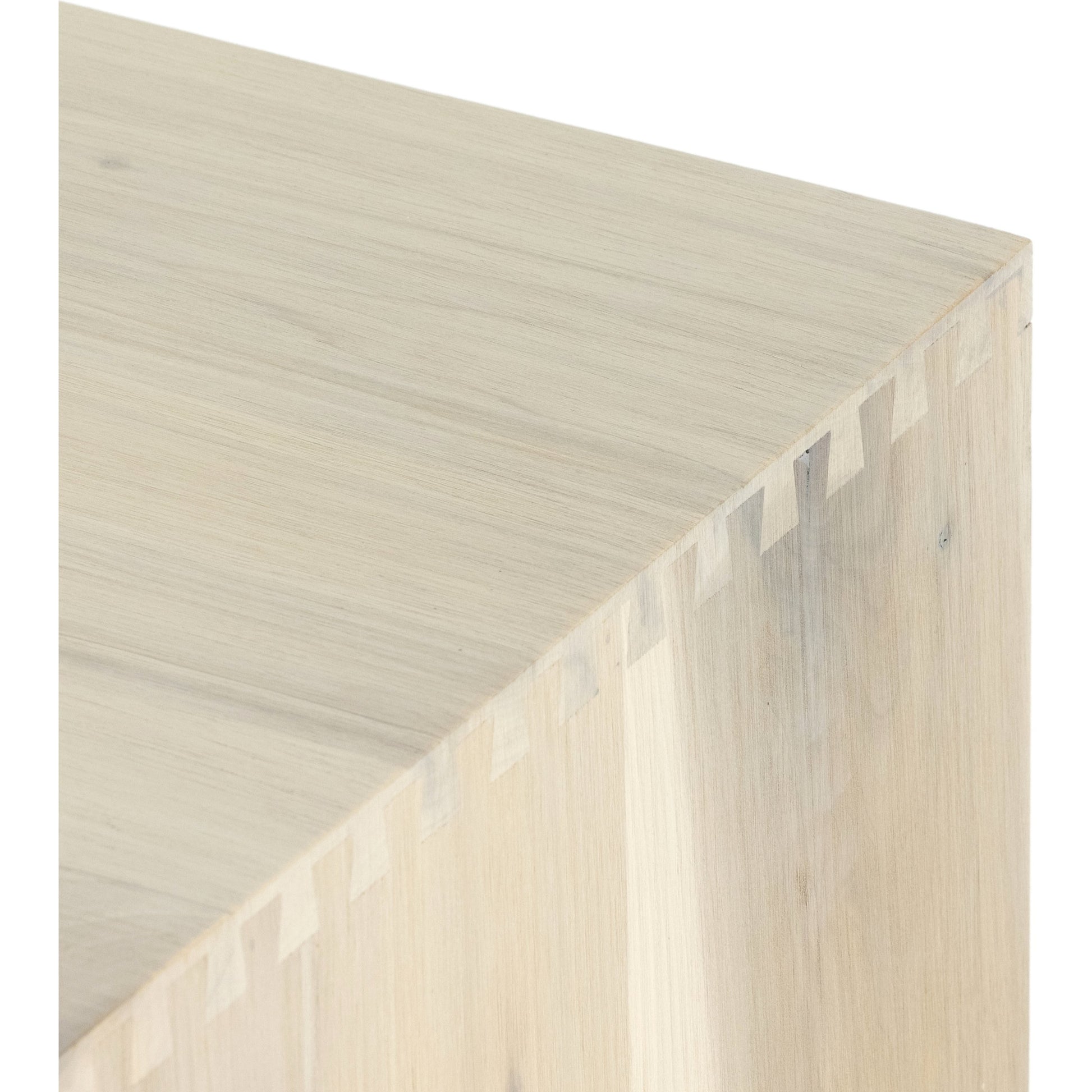 Trey 7 Drawer Dresser by Four Hands. Made from solid poplar, top grain leather in a rustic style.