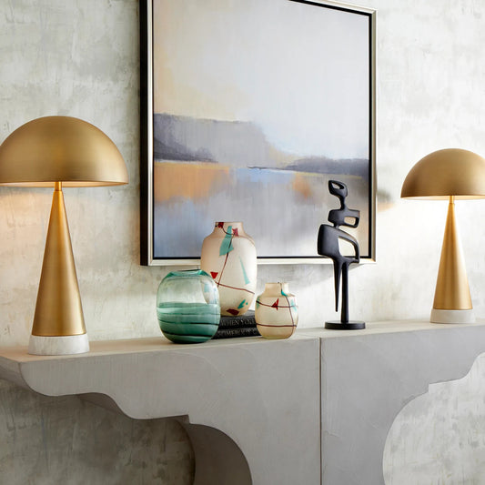 Cuzco Vase by Cyan Design in amber. Made from glass in a modern style.