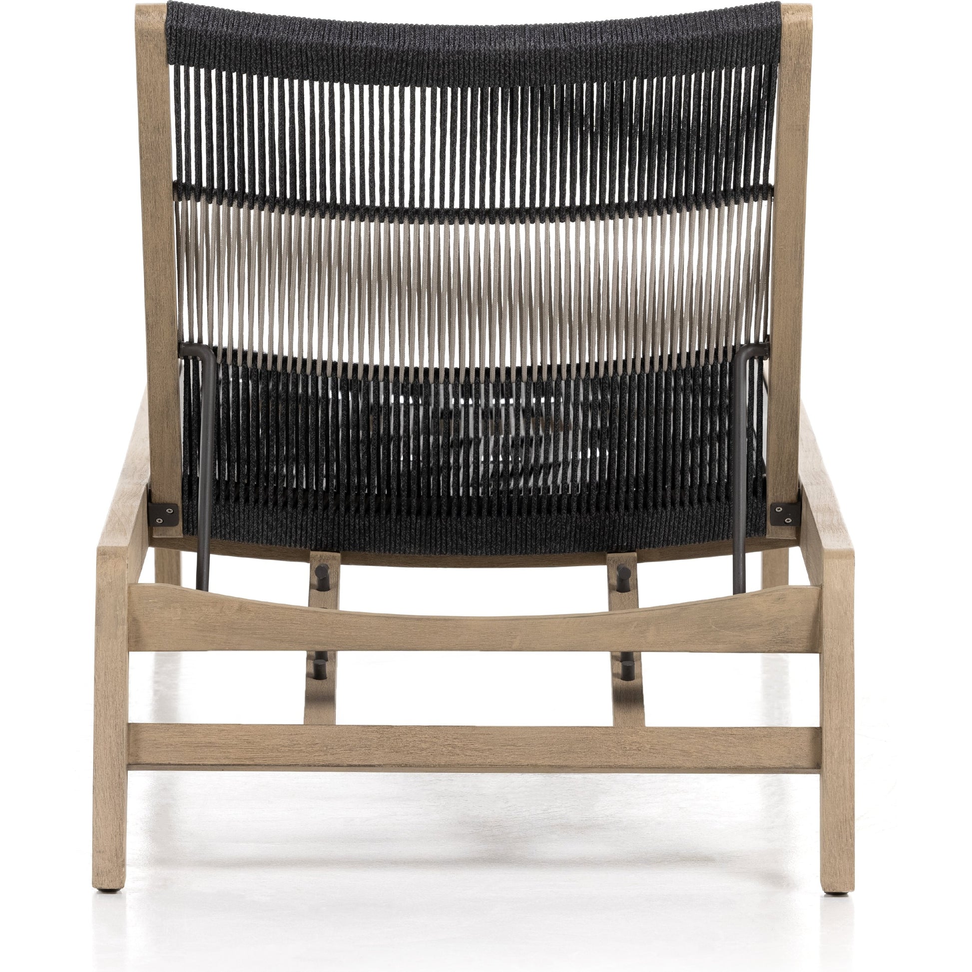 Julian Outdoor Chaise by Four Hands. Made from solid fsc®-certified teak, 100% polypropylene in a modern style.