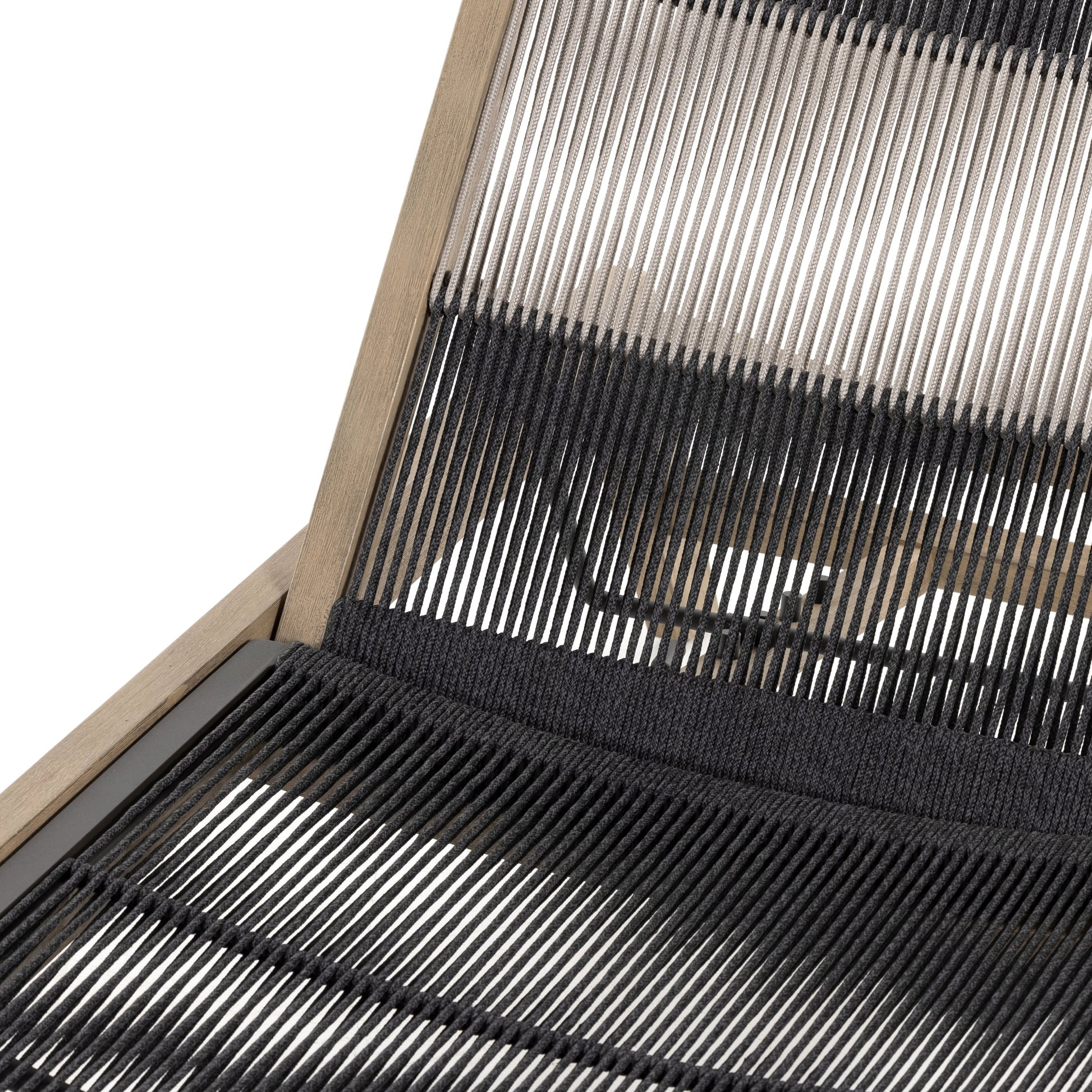 Julian Outdoor Chaise by Four Hands. Made from solid fsc®-certified teak, 100% polypropylene in a modern style.