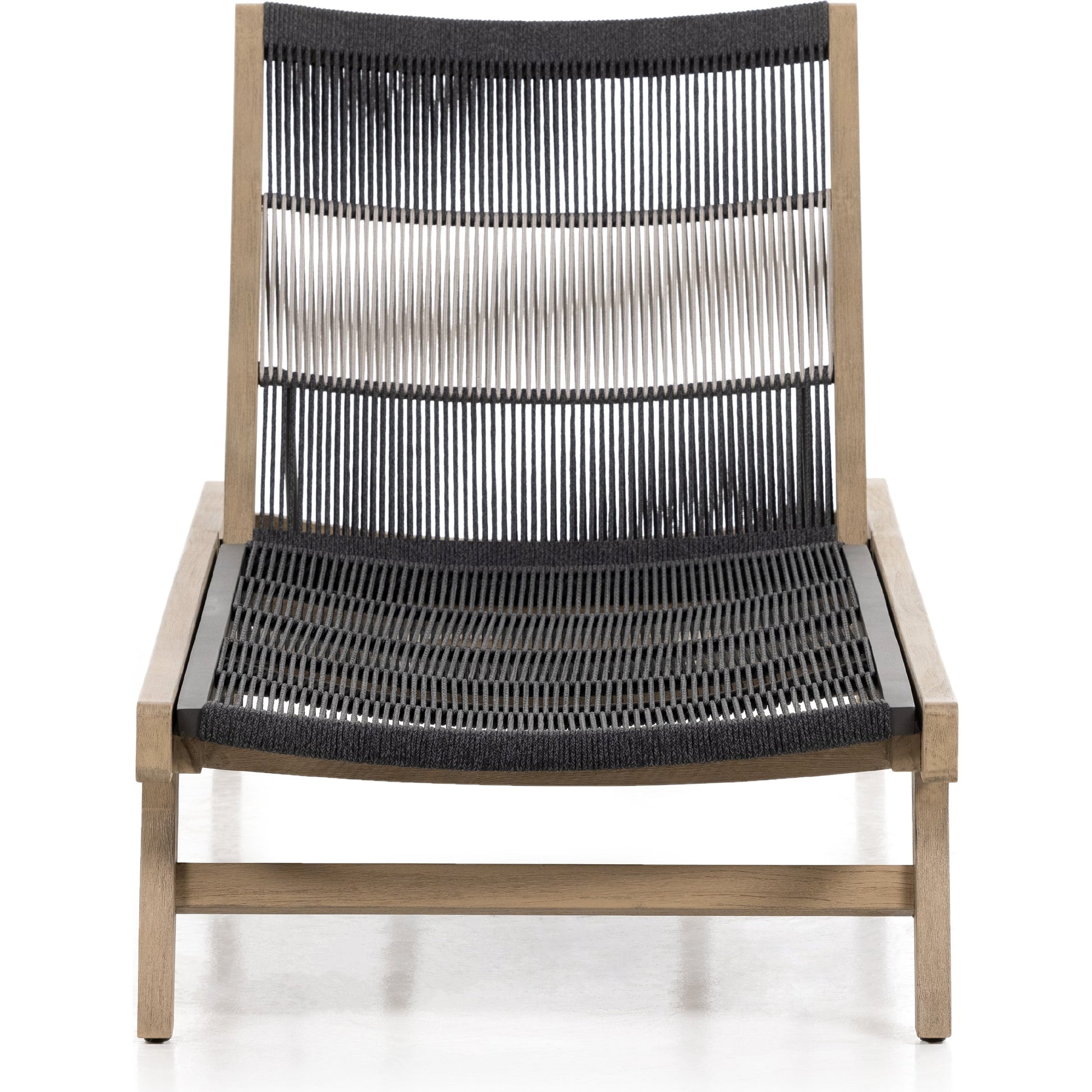 Julian Outdoor Chaise by Four Hands. Made from solid fsc®-certified teak, 100% polypropylene in a modern style.