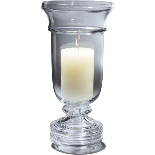 Massive Pillar Hurricane by Global Views. Made from glass in a transitional style.