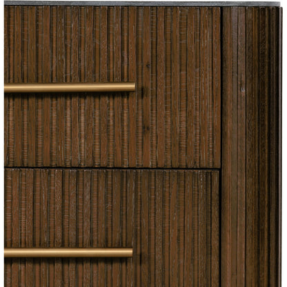 Fletcher Nightstand by Four Hands. Made from bluestone, solid oak, iron in a modern style.