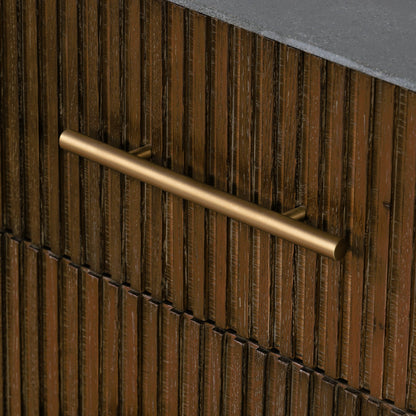 Fletcher Nightstand by Four Hands. Made from bluestone, solid oak, iron in a modern style.