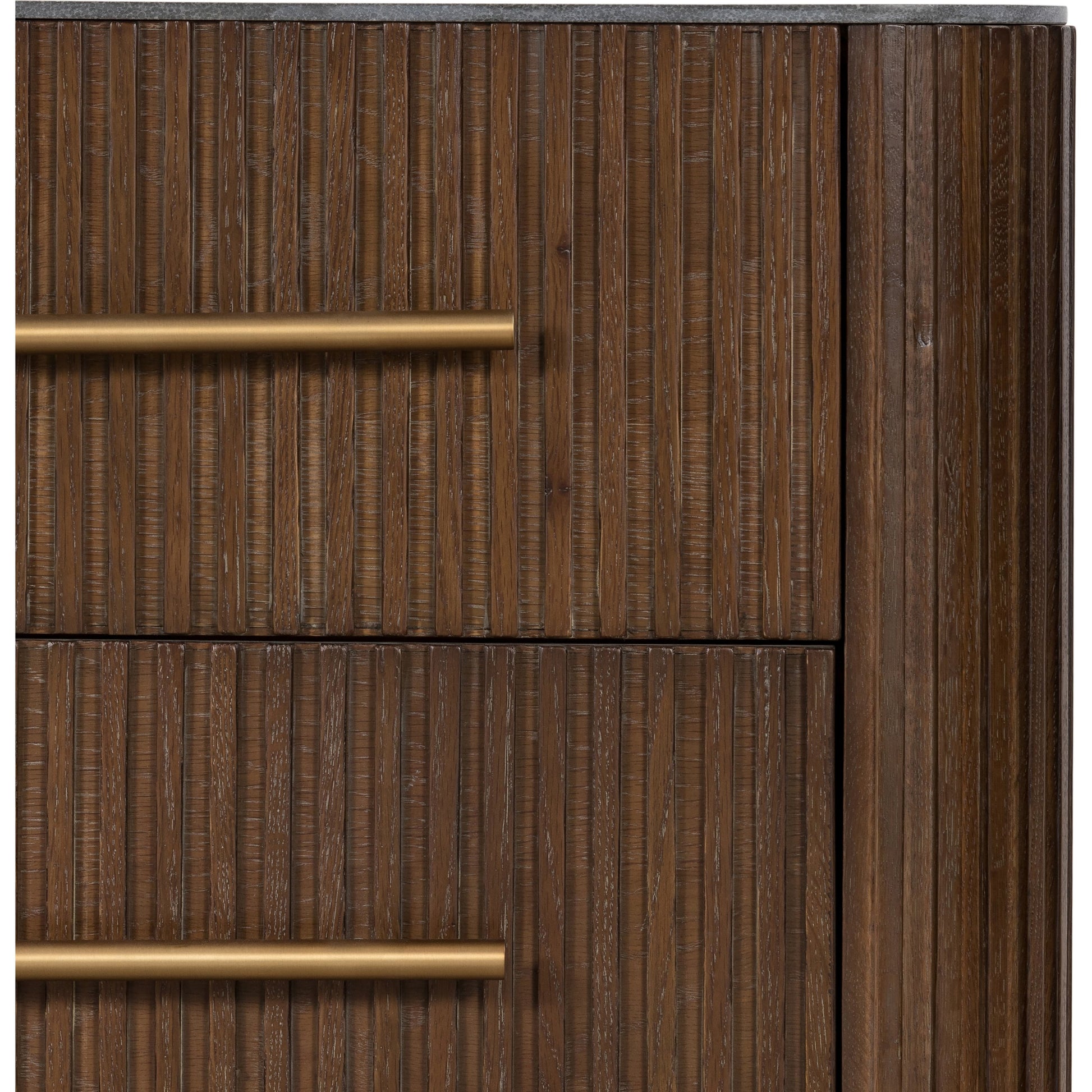 Fletcher Nightstand by Four Hands. Made from bluestone, solid oak, iron in a modern style.