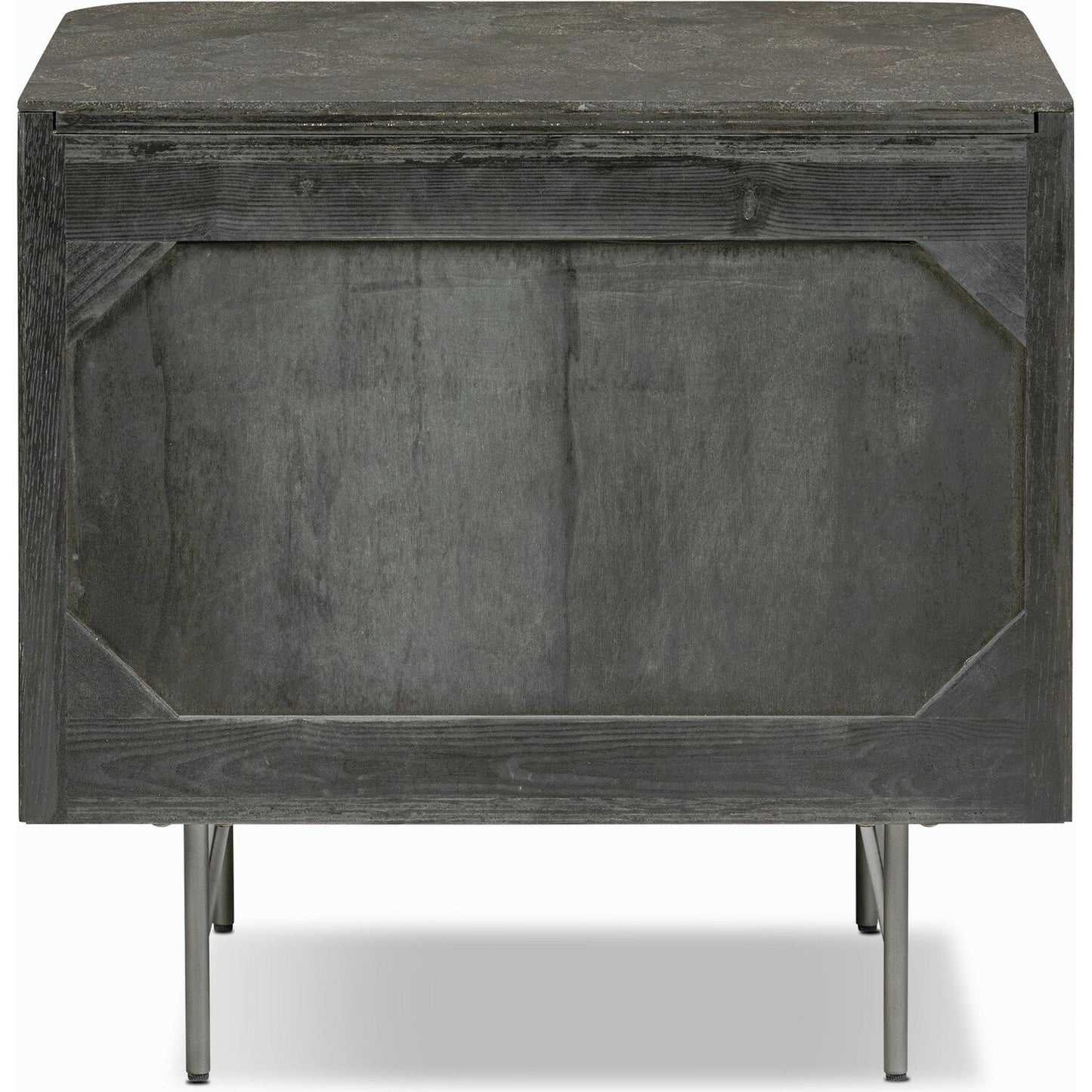 019 SI-2158165 | Additional Silo | Fletcher Nightstand by Four Hands. Made from bluestone, solid oak, iron in a modern style.