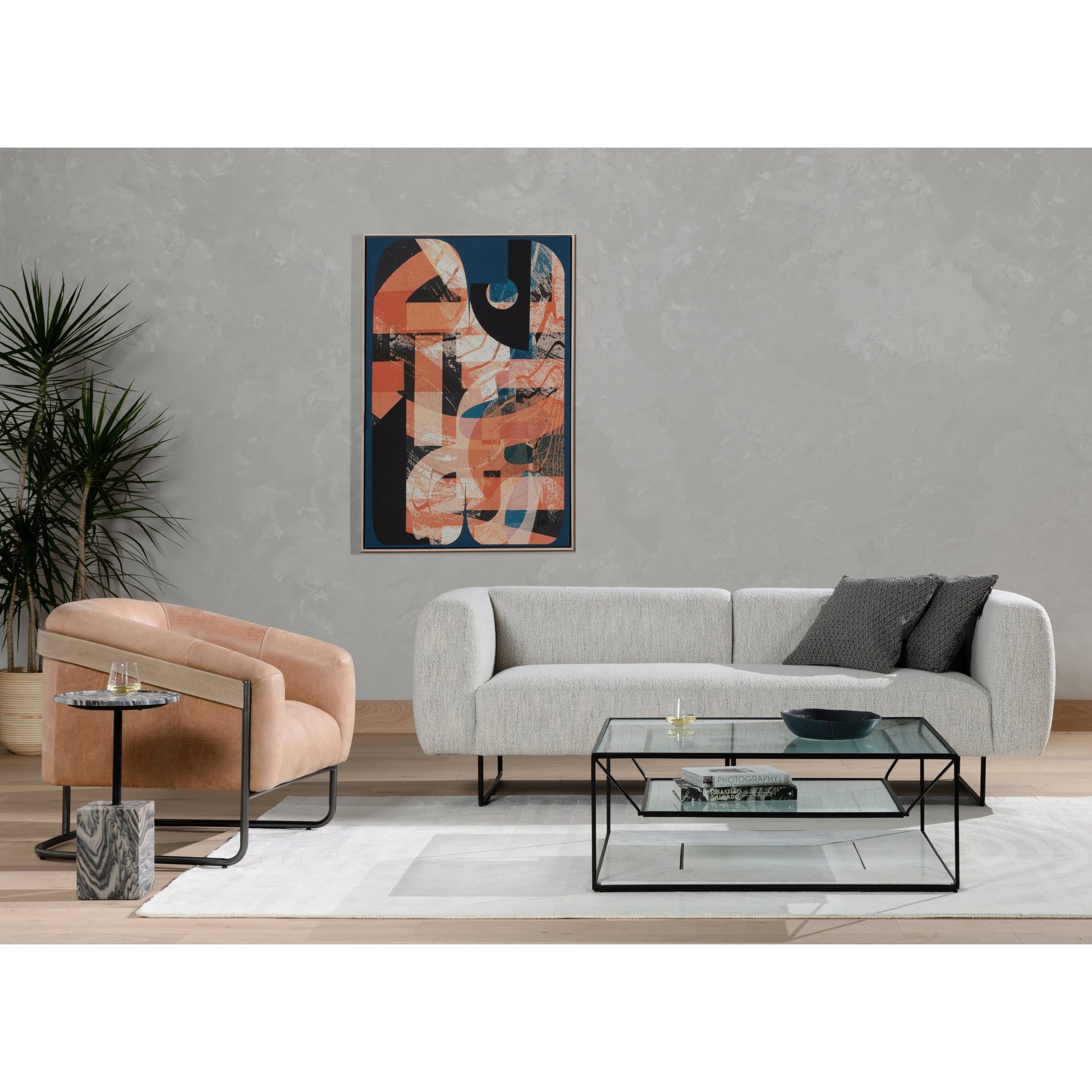 Etta Chair by Four Hands. Made from top grain leather, iron, solid parawood in a modern style.