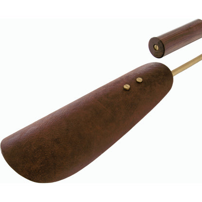 Astrid Chandelier by Four Hands in antique brass, dark walnut, dark brown leather. Made from iron, top grain leather in a modern style.