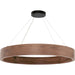 Baum Chandelier by Four Hands in dark walnut. Made from unique in a modern style.