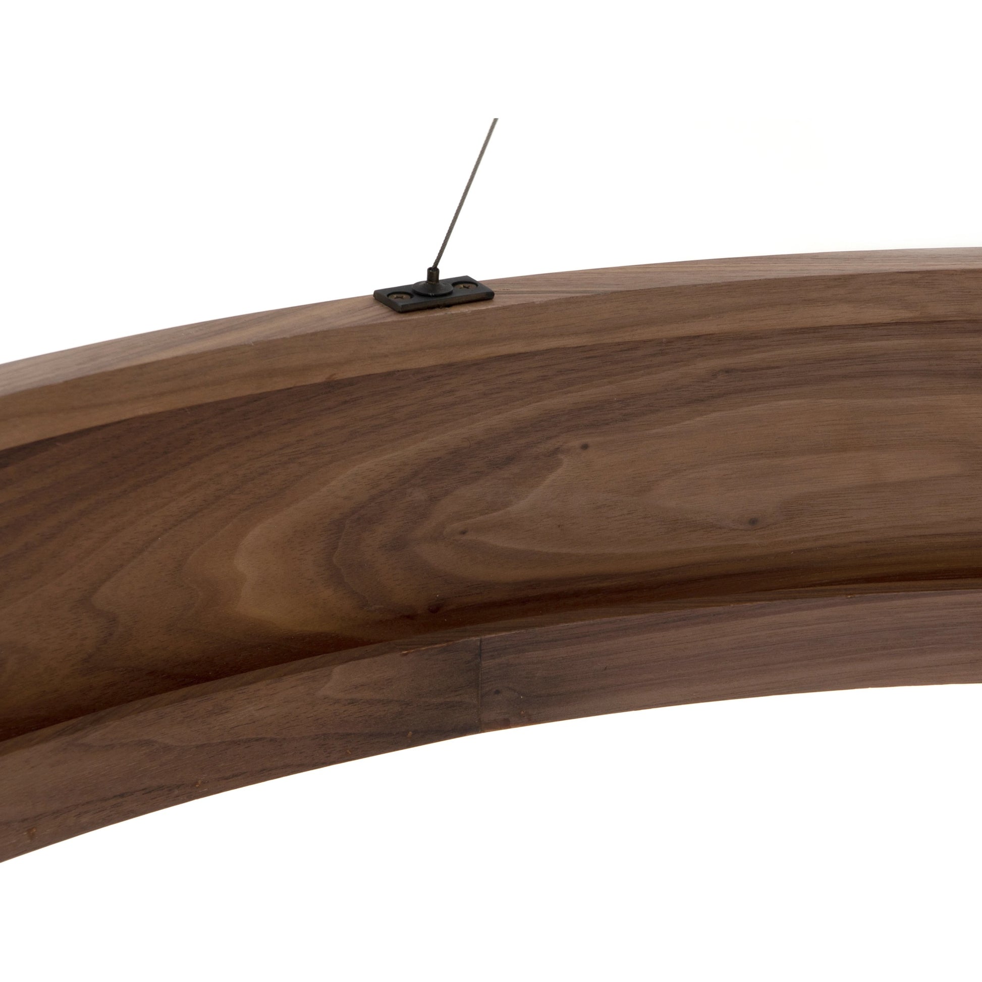 Baum Chandelier by Four Hands in dark walnut. Made from unique in a modern style.
