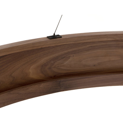 Baum Chandelier by Four Hands in dark walnut. Made from unique in a modern style.
