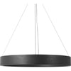 Black Oak Veneer, Jet Black, Black Cord / D 8" / W 49" / H 49"