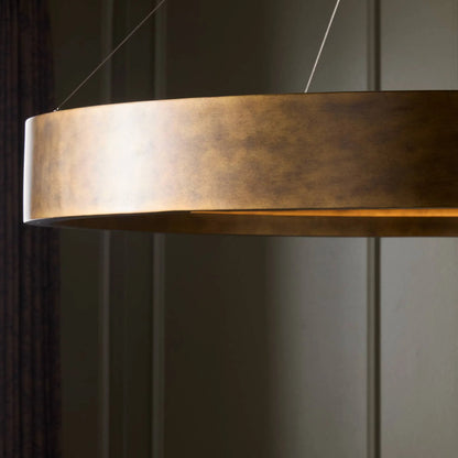 Baum Chandelier by Four Hands in dark walnut. Made from unique in a modern style.