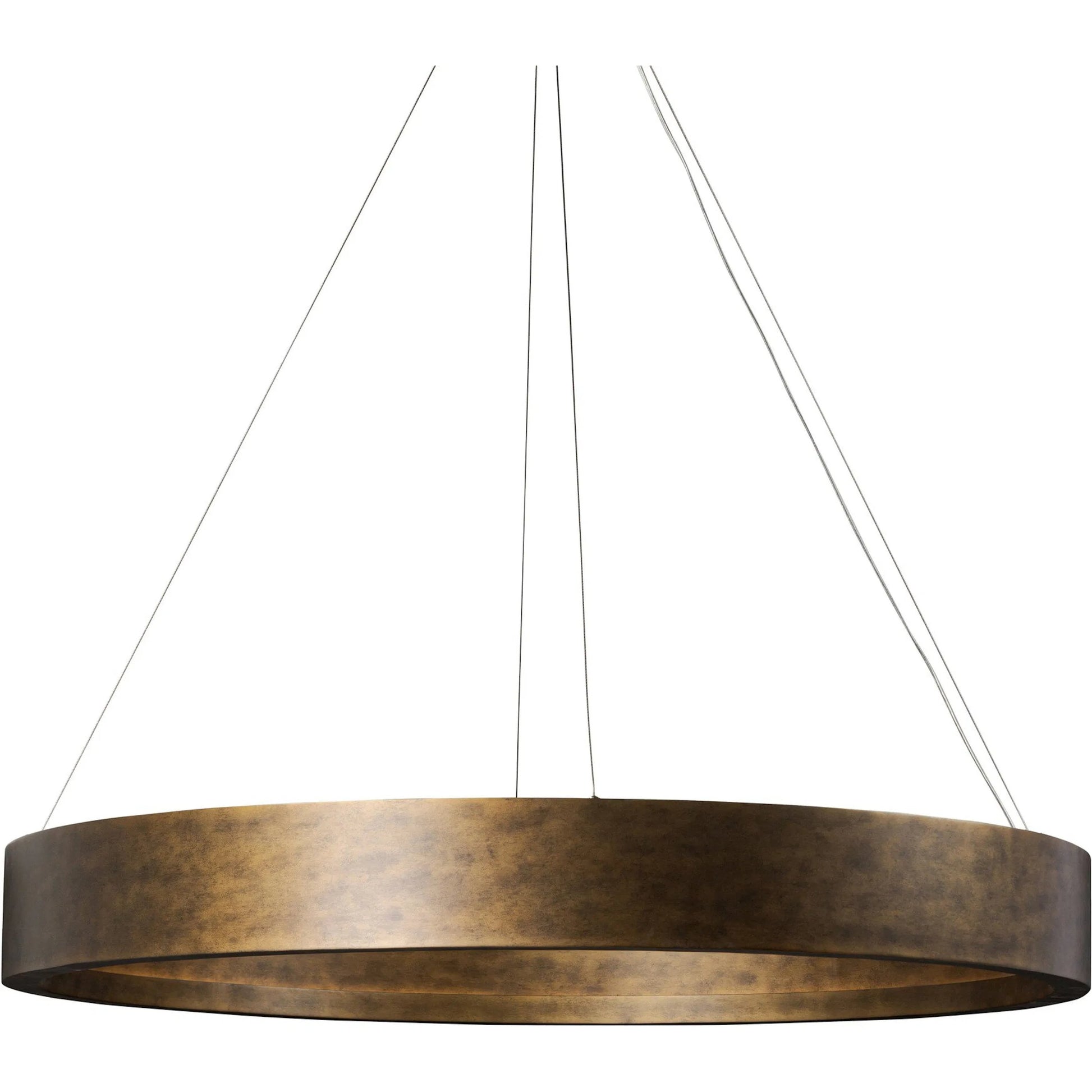 Baum Chandelier by Four Hands in dark walnut. Made from unique in a modern style.