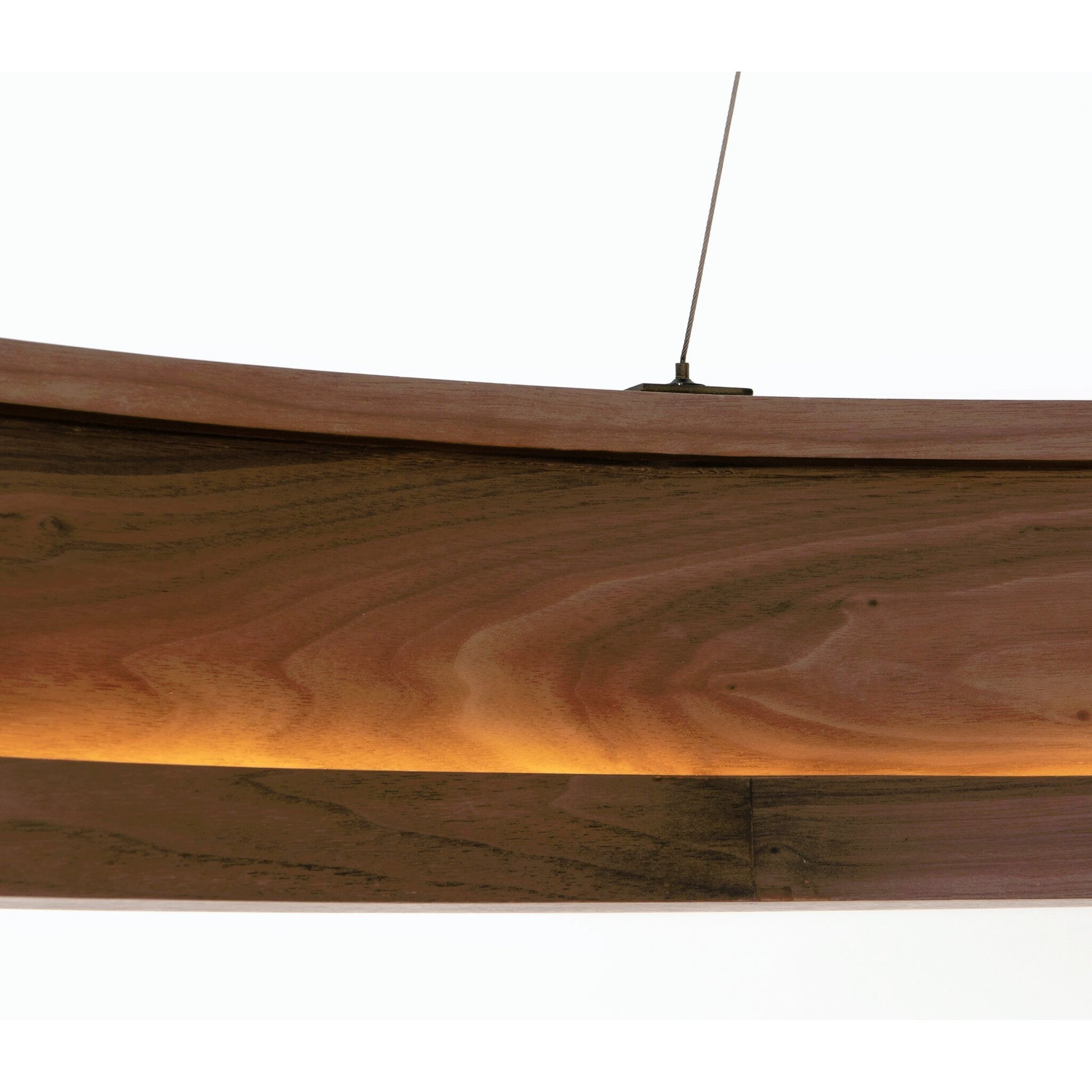 Baum Chandelier by Four Hands in dark walnut. Made from unique in a modern style.