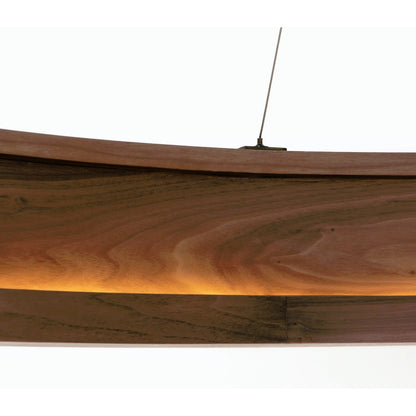 Baum Chandelier by Four Hands in dark walnut. Made from unique in a modern style.