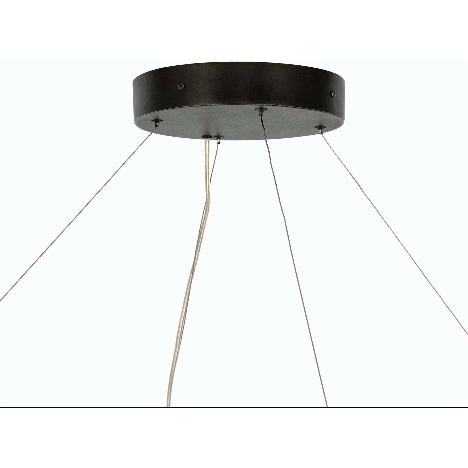 Baum Chandelier by Four Hands in dark walnut. Made from unique in a modern style.