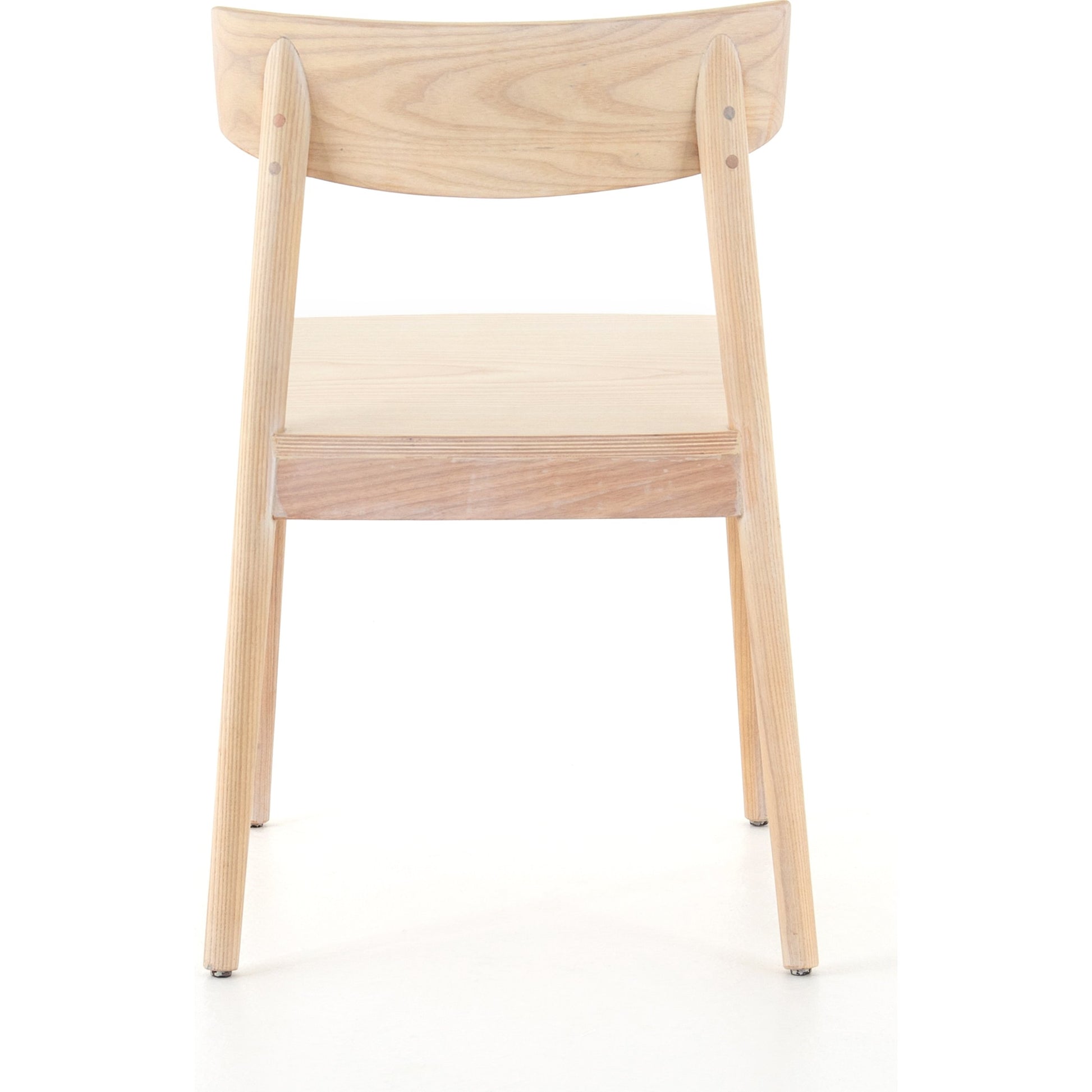 Maddie Dining Chair by Four Hands in black, black veneer. Made from solid ash, ash veneer in a modern style.