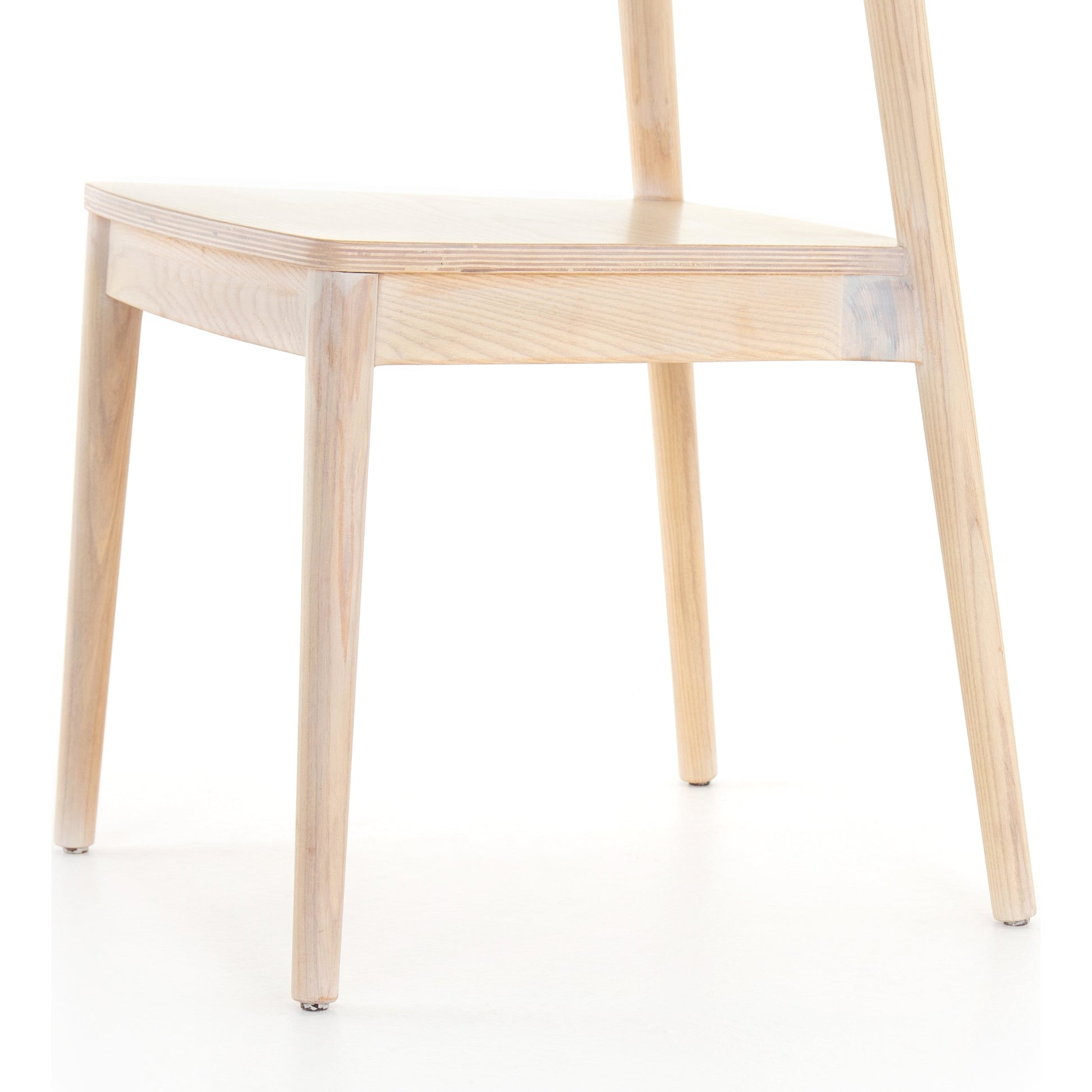 Maddie Dining Chair by Four Hands in black, black veneer. Made from solid ash, ash veneer in a modern style.