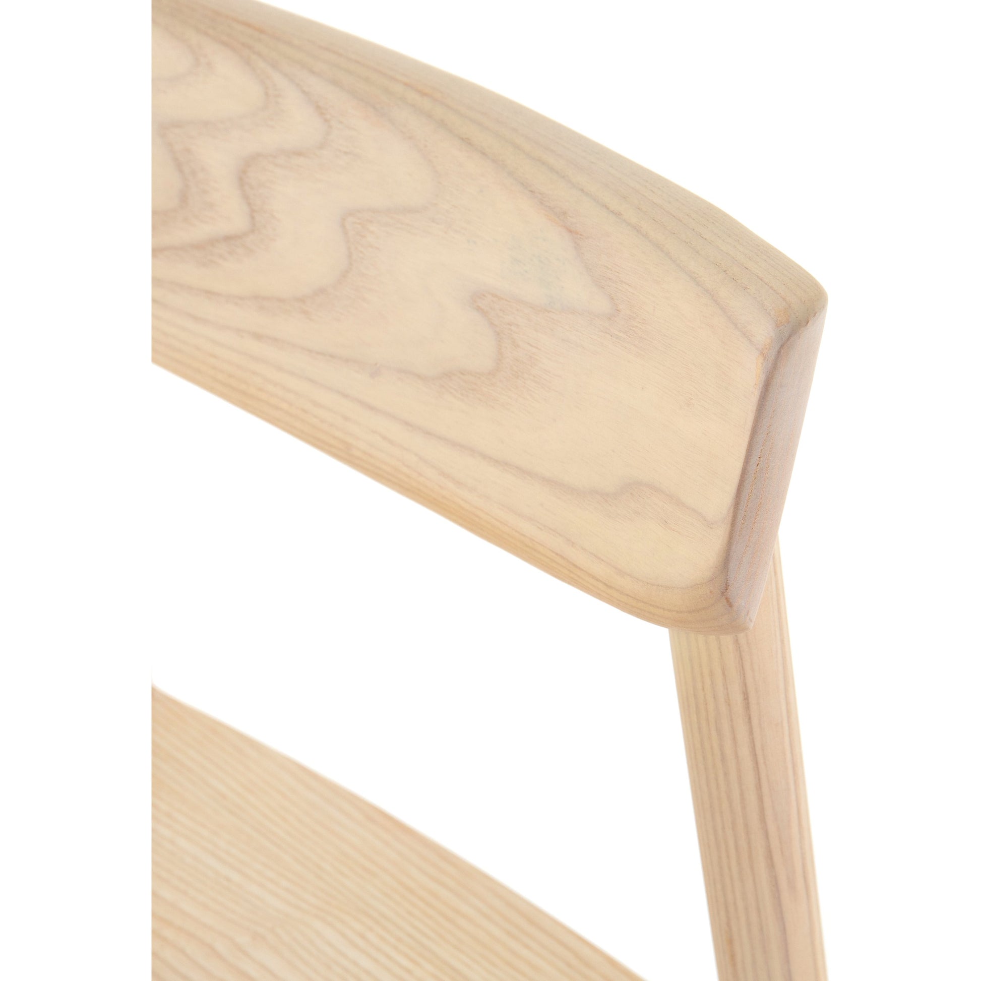 Maddie Dining Chair by Four Hands in black, black veneer. Made from solid ash, ash veneer in a modern style.