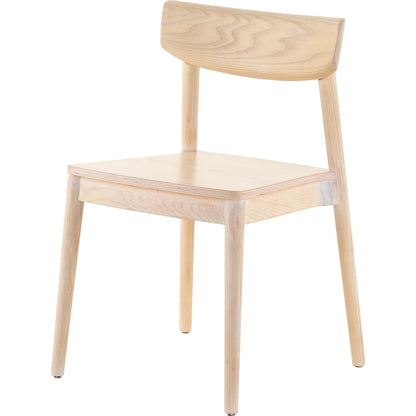 Maddie Dining Chair by Four Hands in black, black veneer. Made from solid ash, ash veneer in a modern style.