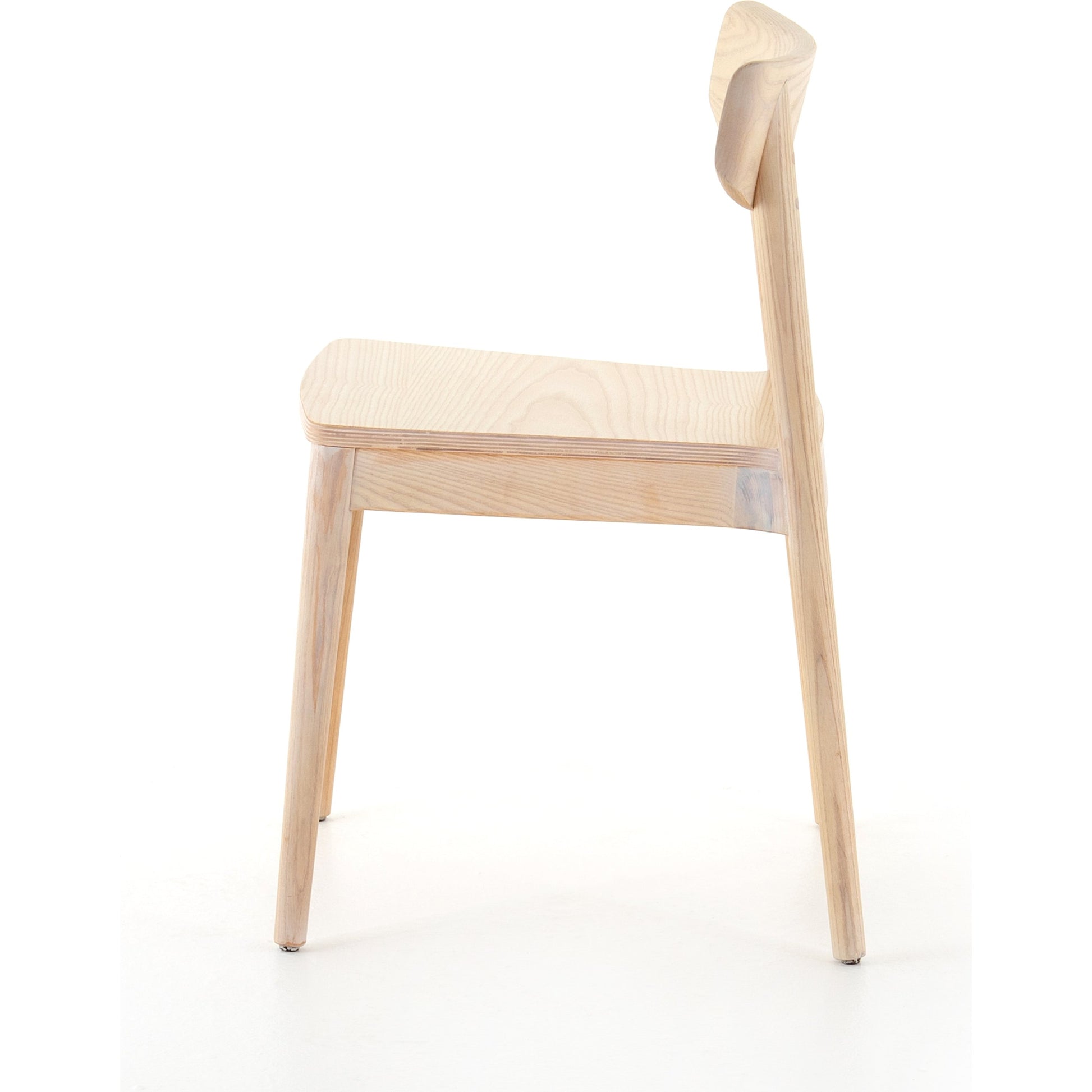 Maddie Dining Chair by Four Hands in black, black veneer. Made from solid ash, ash veneer in a modern style.