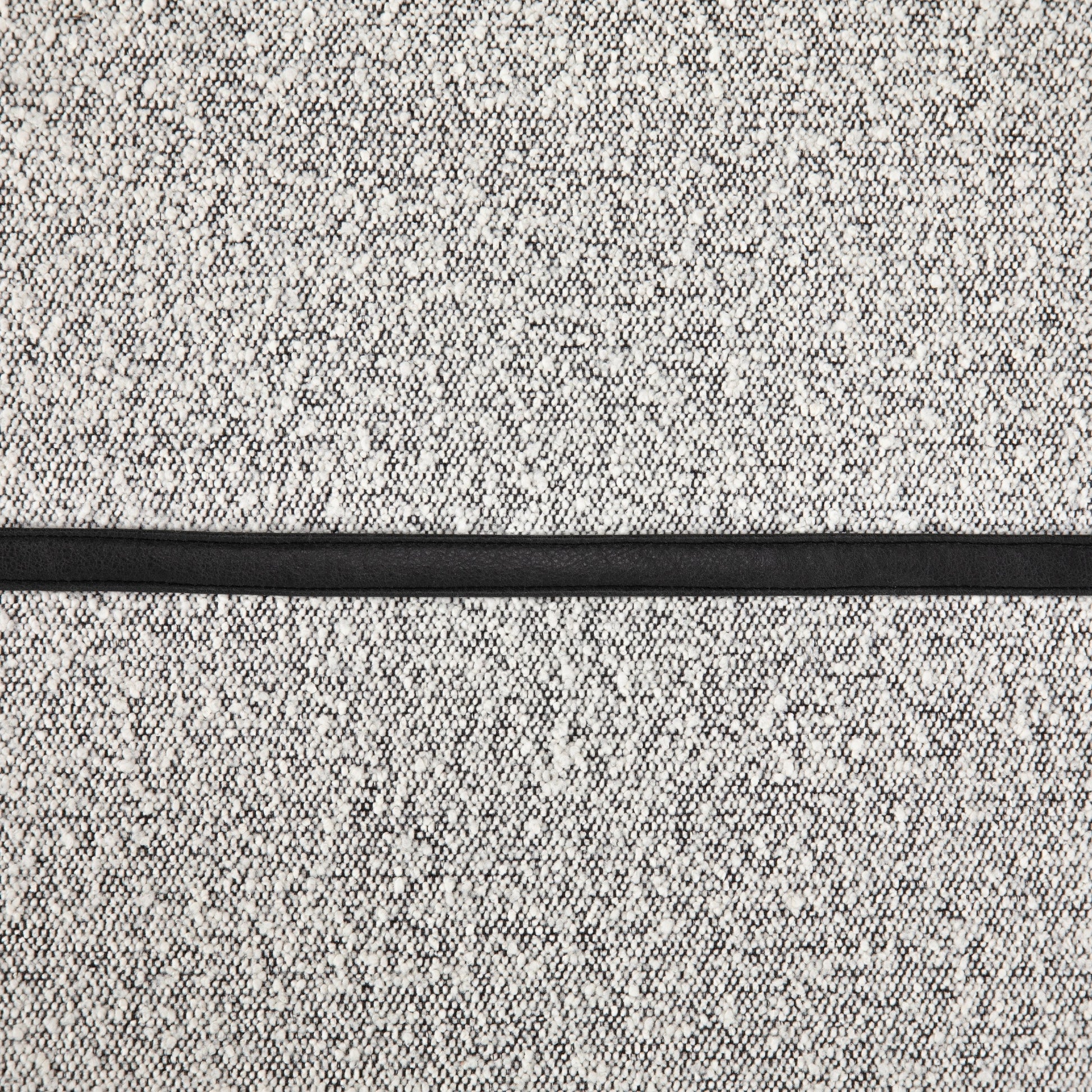 Harris Accent Bench by Four Hands in knoll domino, umbra black. Made from unique in a modern style.