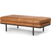 Harris Accent Bench by Four Hands in knoll domino, umbra black. Made from unique in a modern style.