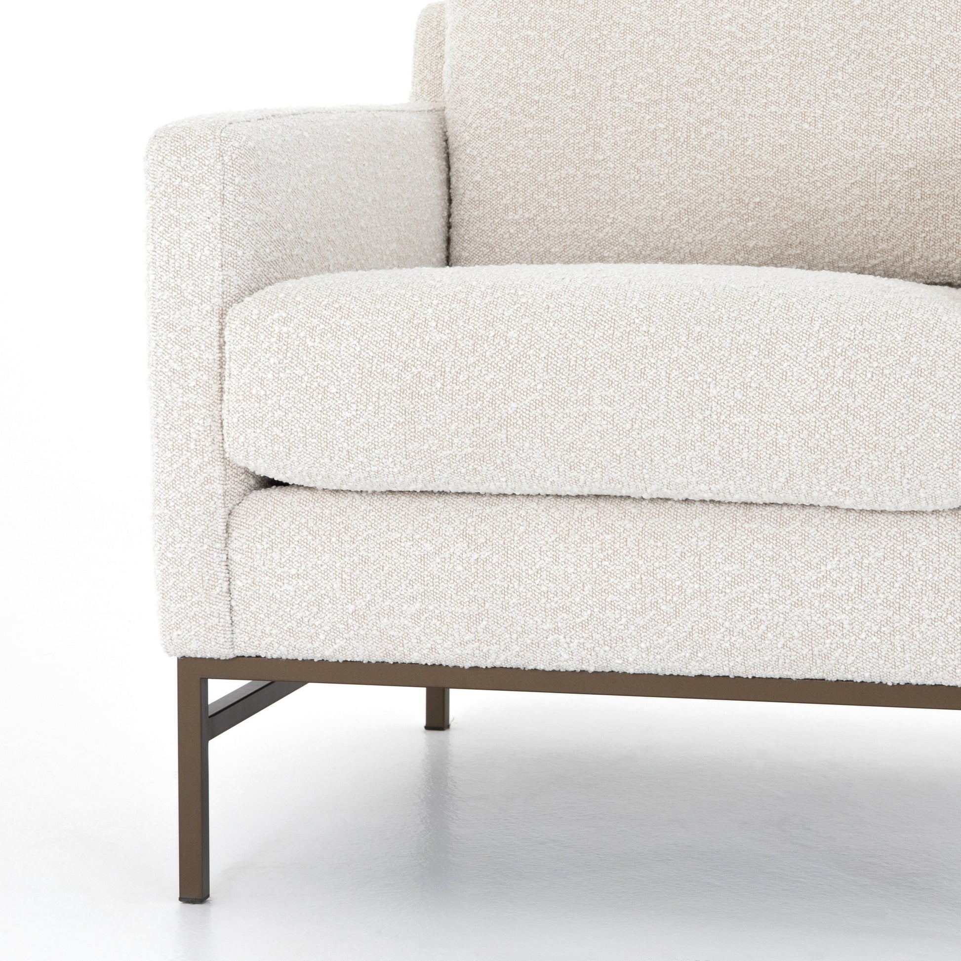 Vanna Chair by Four Hands. Made from 95% polyester, 5% acrylic, iron, 100% polyester in a modern style.
