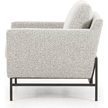 Vanna Chair by Four Hands. Made from 95% polyester, 5% acrylic, iron, 100% polyester in a modern style.