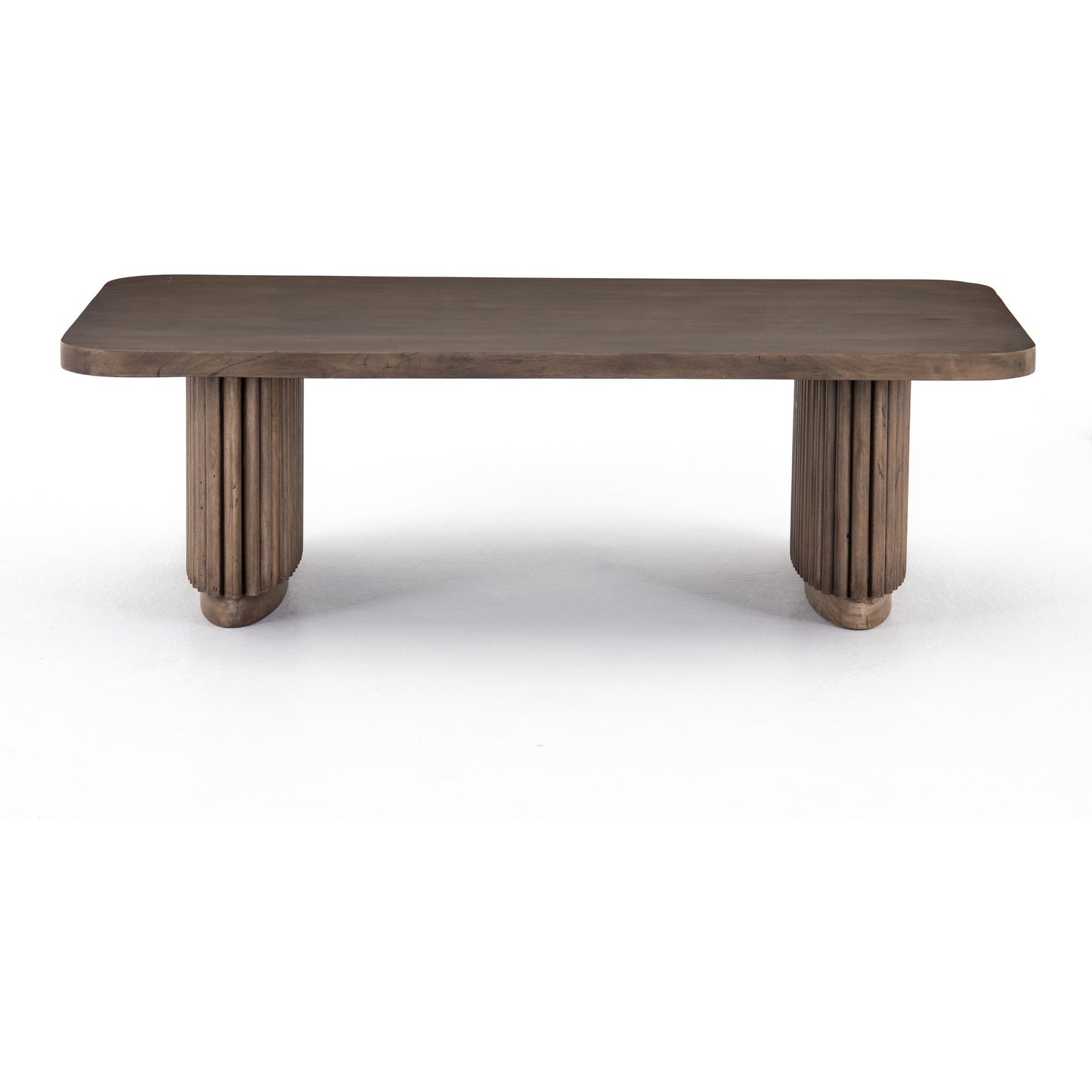 003 SI-1716580 | Additional Silo | Rutherford Coffee Table by Four Hands in reclaimed ashen brown. Made from solid mixed reclaimed wood in a eclectic & global style.