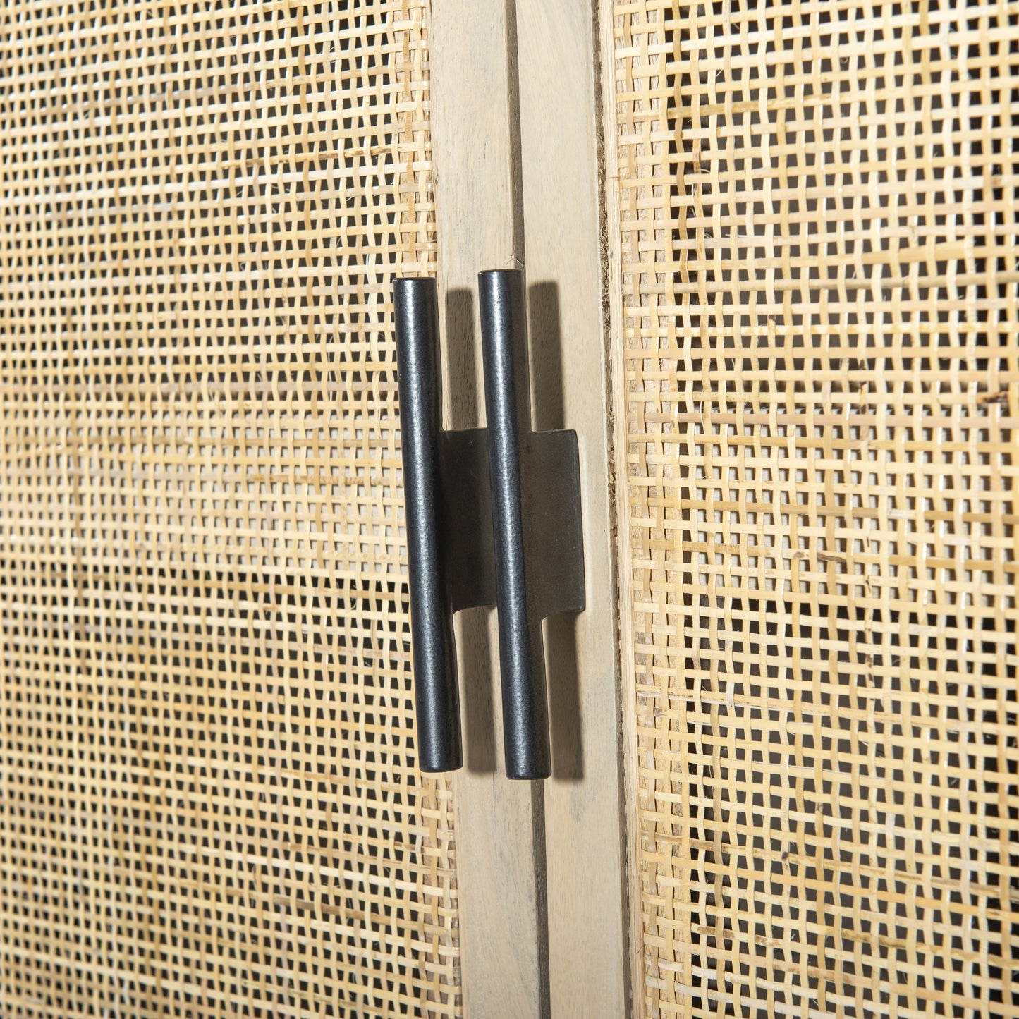 025 SI-1714678 | Closeup | Caprice Sideboard by Four Hands in natural mango, natural cane. Made from solid mango, cane in a coastal style.