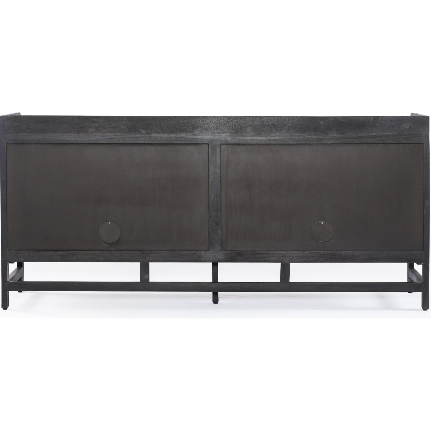 015 SI-1714679 | Additional Silo | Caprice Sideboard by Four Hands in black wash mango, natural cane. Made from solid mango, cane in a coastal style.