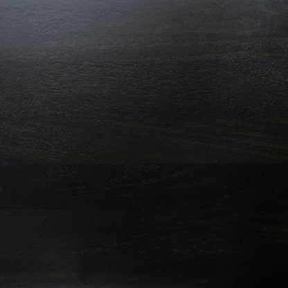 Caprice Sideboard by Four Hands in black wash mango, natural cane. Made from solid mango, cane in a coastal style.