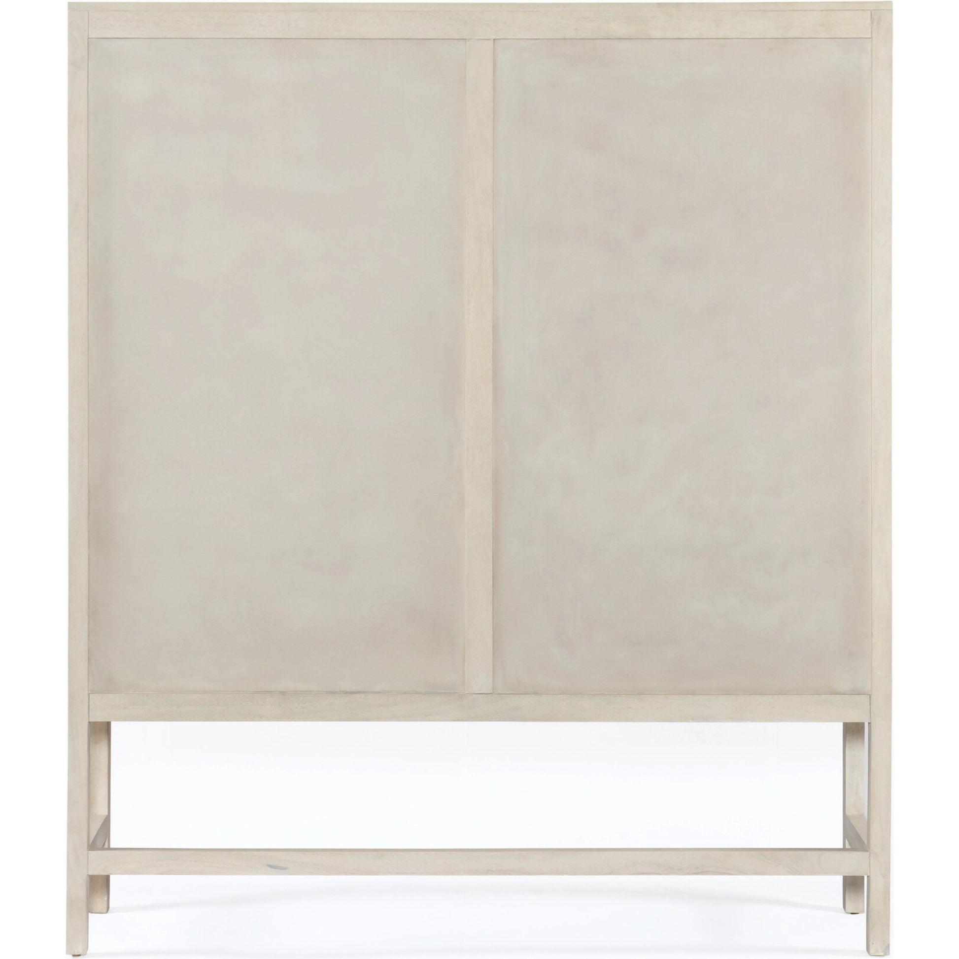 Caprice Cabinet by Four Hands in black wash mango, black natural cane. Made from cane, solid mango in a eclectic & global style.
