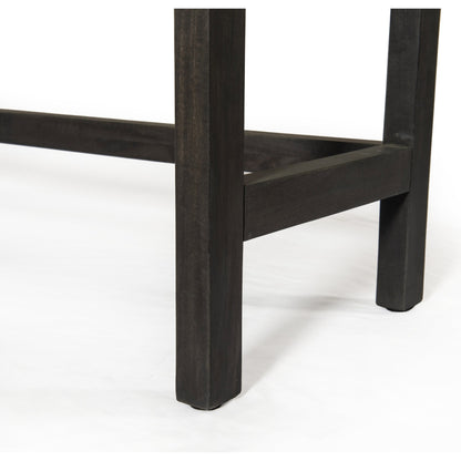 Caprice Cabinet by Four Hands in black wash mango, black natural cane. Made from cane, solid mango in a eclectic & global style.