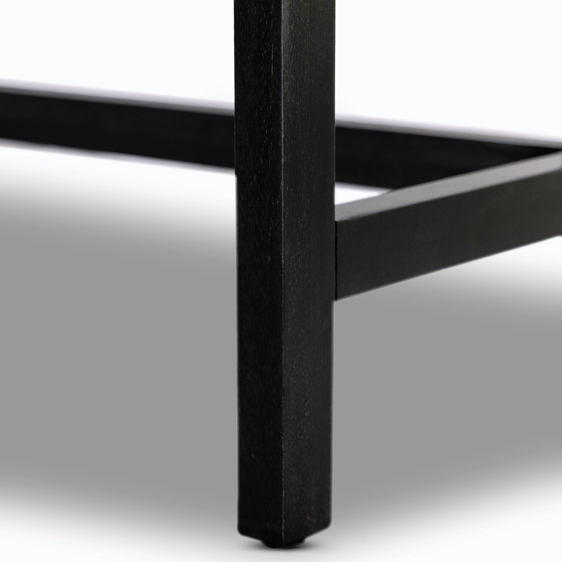 Caprice Cabinet by Four Hands in black wash mango, black natural cane. Made from cane, solid mango in a eclectic & global style.