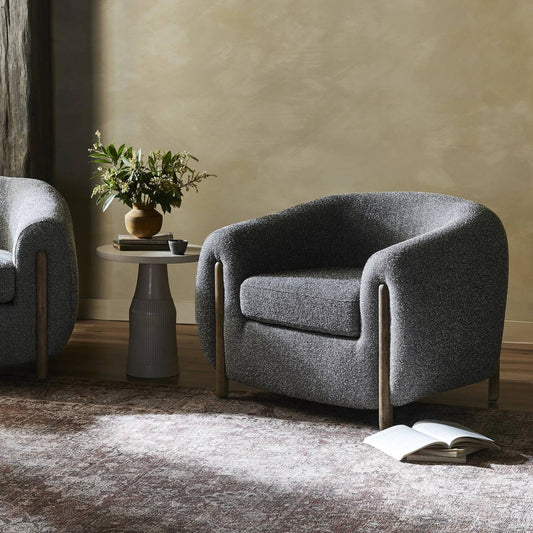 Lyla Chair by Four Hands in distressed natural. Made from unique in a modern style.