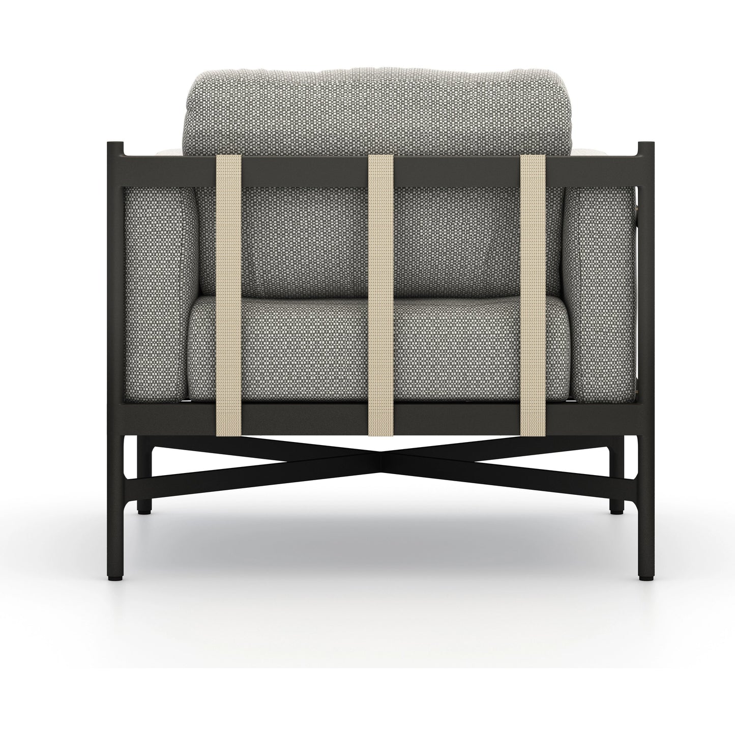 007 SI-2001450 | Additional Silo | Hearst Outdoor Chair by Four Hands in bronze. Made from 100% olefin, aluminum, 100% polypropylene in a modern style.