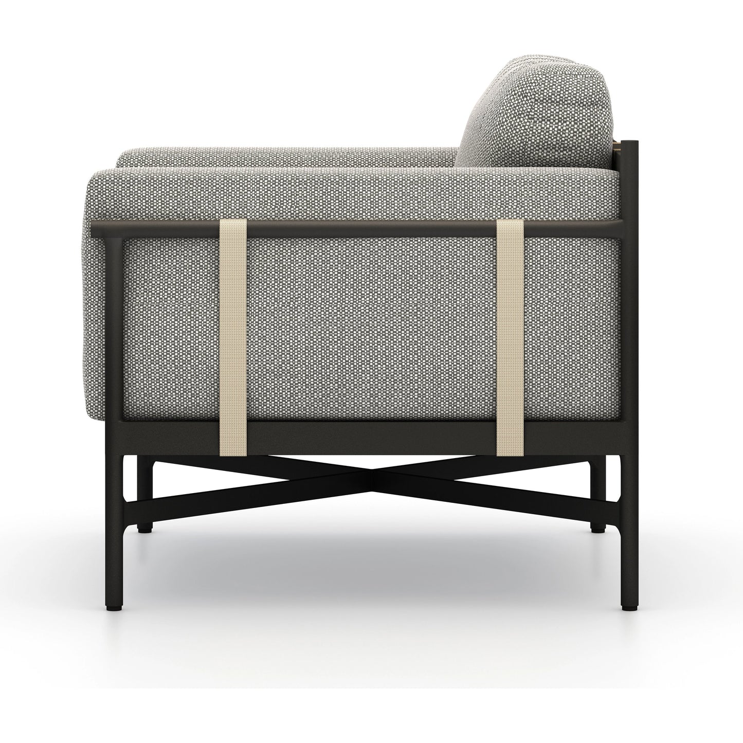 006 SI-2001450 | Additional Silo | Hearst Outdoor Chair by Four Hands in bronze. Made from 100% olefin, aluminum, 100% polypropylene in a modern style.