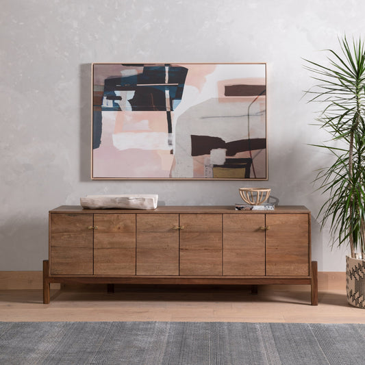 Reza Media Console by Four Hands. Made from unique in a eclectic & global style.