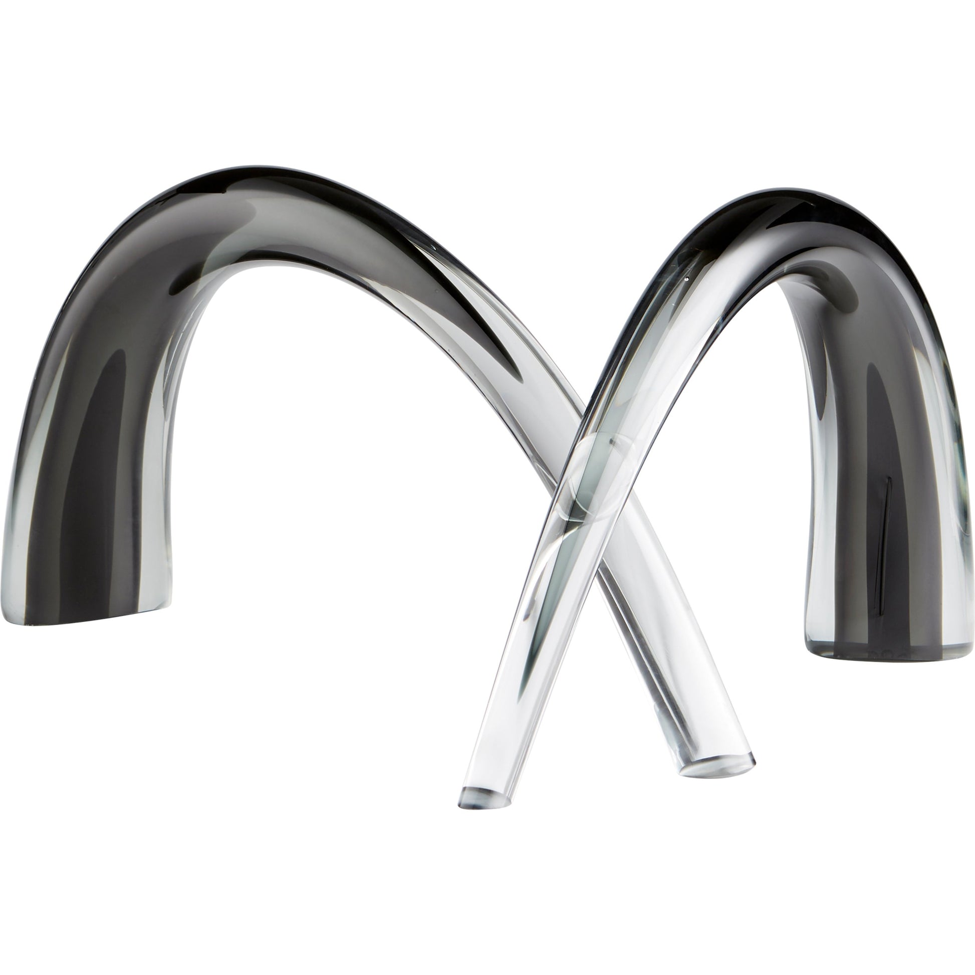 Vault Sculpture by Cyan Design in gray, clear. Made from glass in a modern style.