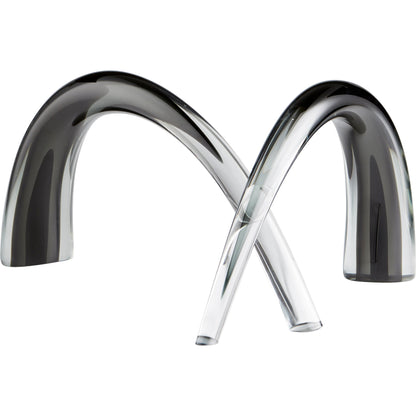 Vault Sculpture by Cyan Design in gray, clear. Made from glass in a modern style.