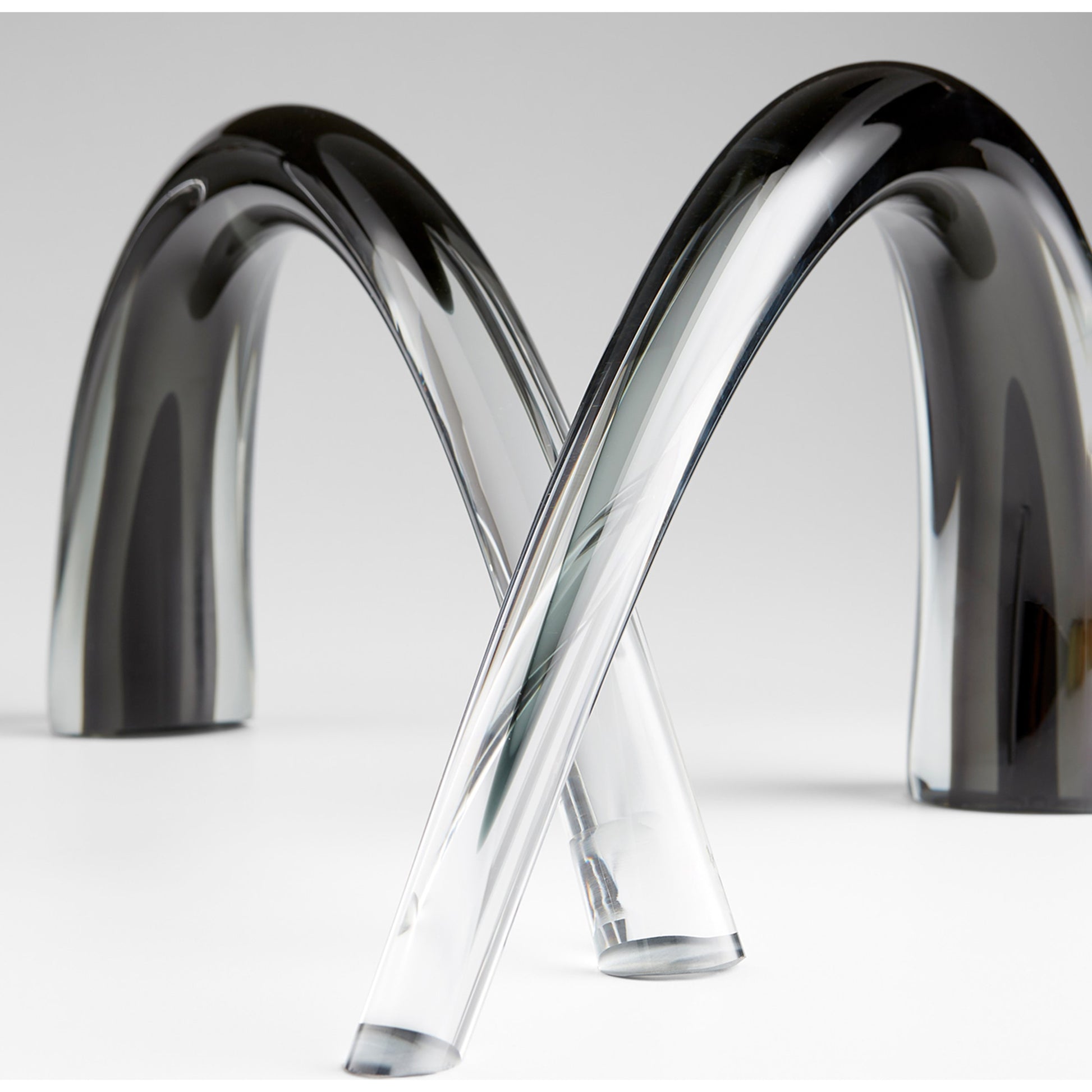 Vault Sculpture by Cyan Design in gray, clear. Made from glass in a modern style.