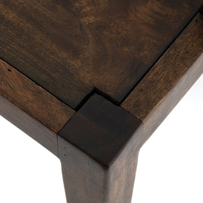 Howard Bench by Four Hands in gunmetal, pecan and pecan. Made from solid mango, iron in a modern style.