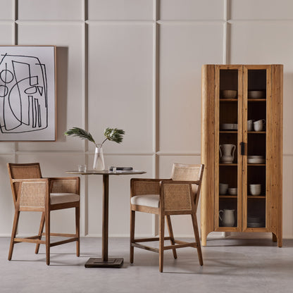 Antonia Cane Counter Stool by Four Hands. Made from unique in a modern style.